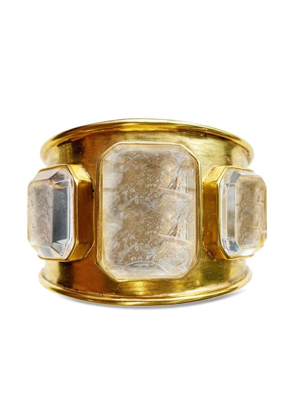 Goossens embellished cuff bracelet - Gold | Farfetch Global