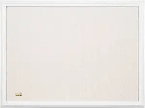 U Brands Linen Cork Linen Bulletin Board, 17 x 23 Inches, White Wood Frame (3264U00-01) | Amazon (US)