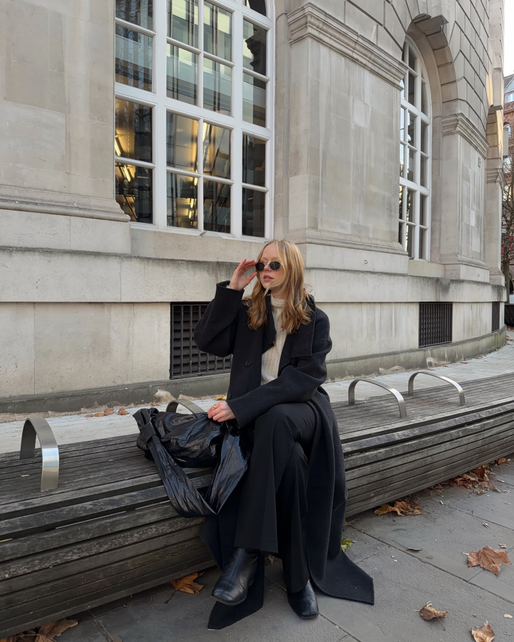 Wool Coat, Black Coat, High Neck Jumper, Cosy Knit, Black Ankle Boots 

#LTKuk #LTKwinter #LTKshoes