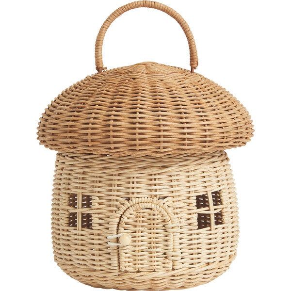 Rattan Mushroom Basket | Maisonette