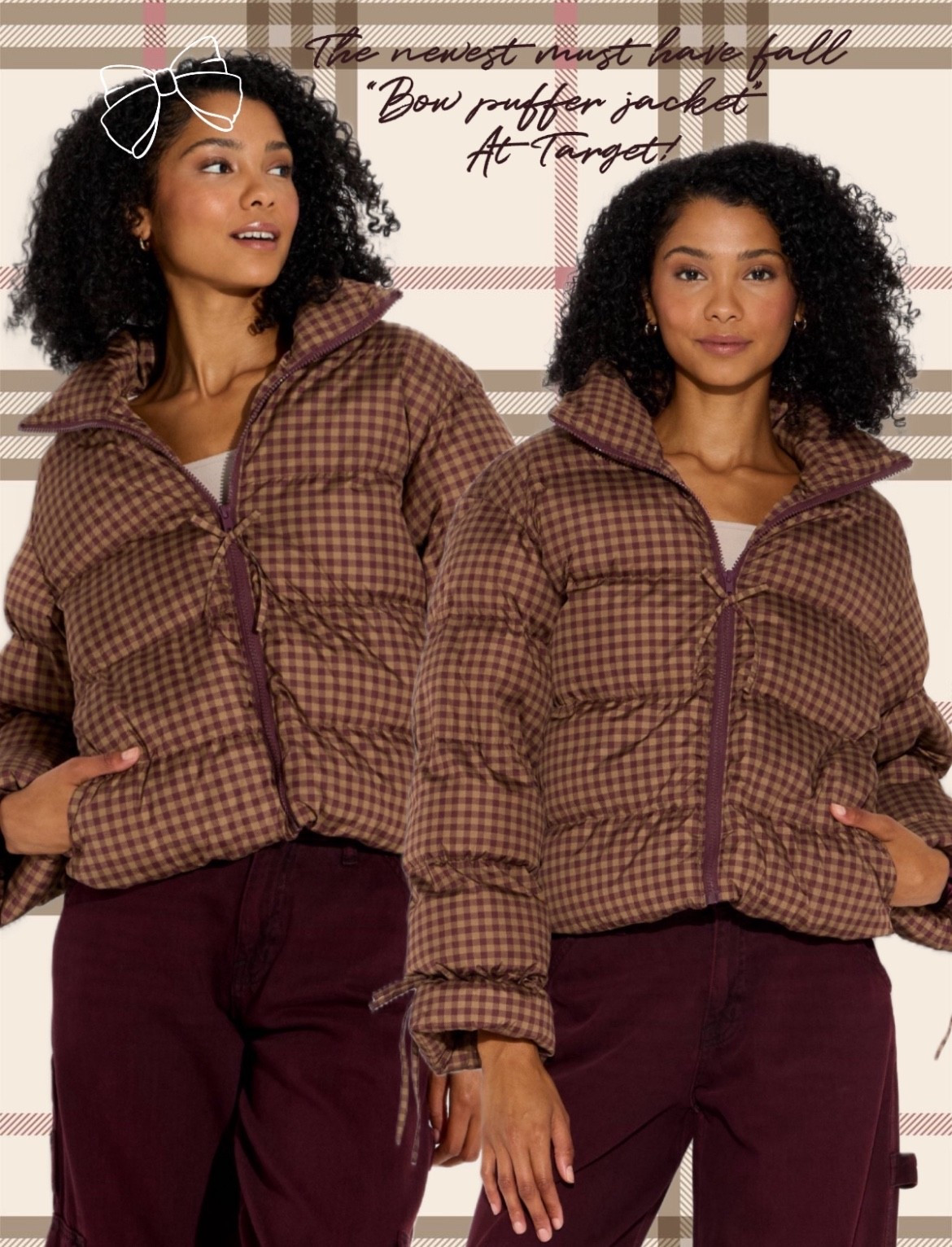 The newest must have fall
“Bow puffer jacket” 
At Target!🤎🍂

#LTKStyleTip #LTKSeasonal #LTKFindsUnder100