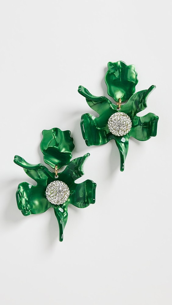 Lele Sadoughi Crystal Lily Earrings | Shopbop | Shopbop
