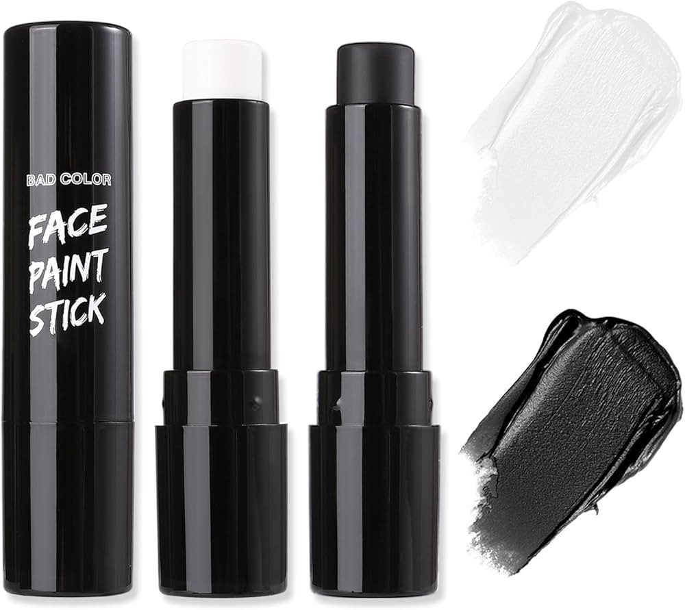 Black White Face Body Paint Stick Eye Black for Adults Children Softball Football Baseball Sports... | Amazon (US)