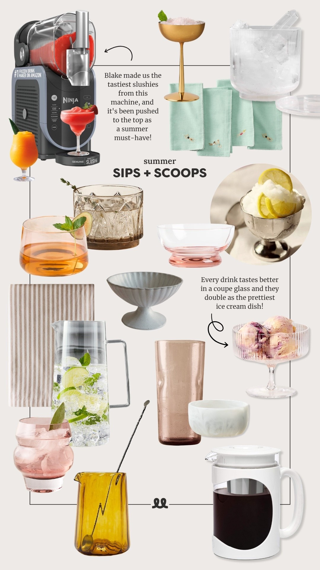 Cool down this summer with these kitchen items for scoops and sips￼

#LTKHome