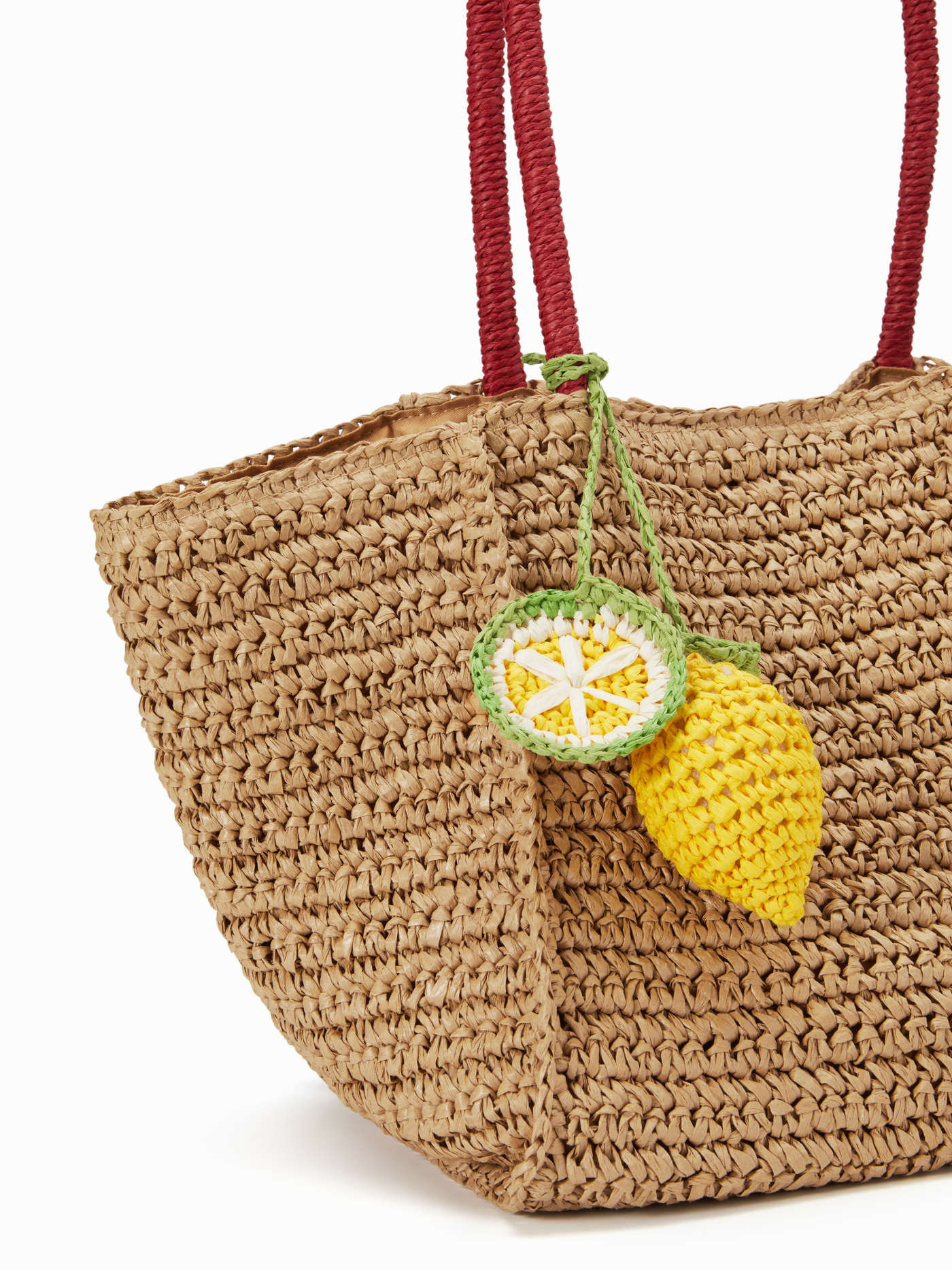 Paper LEMON KNITTED BAG CHARM For Music Festival/Live House Vacation Beach | Cider