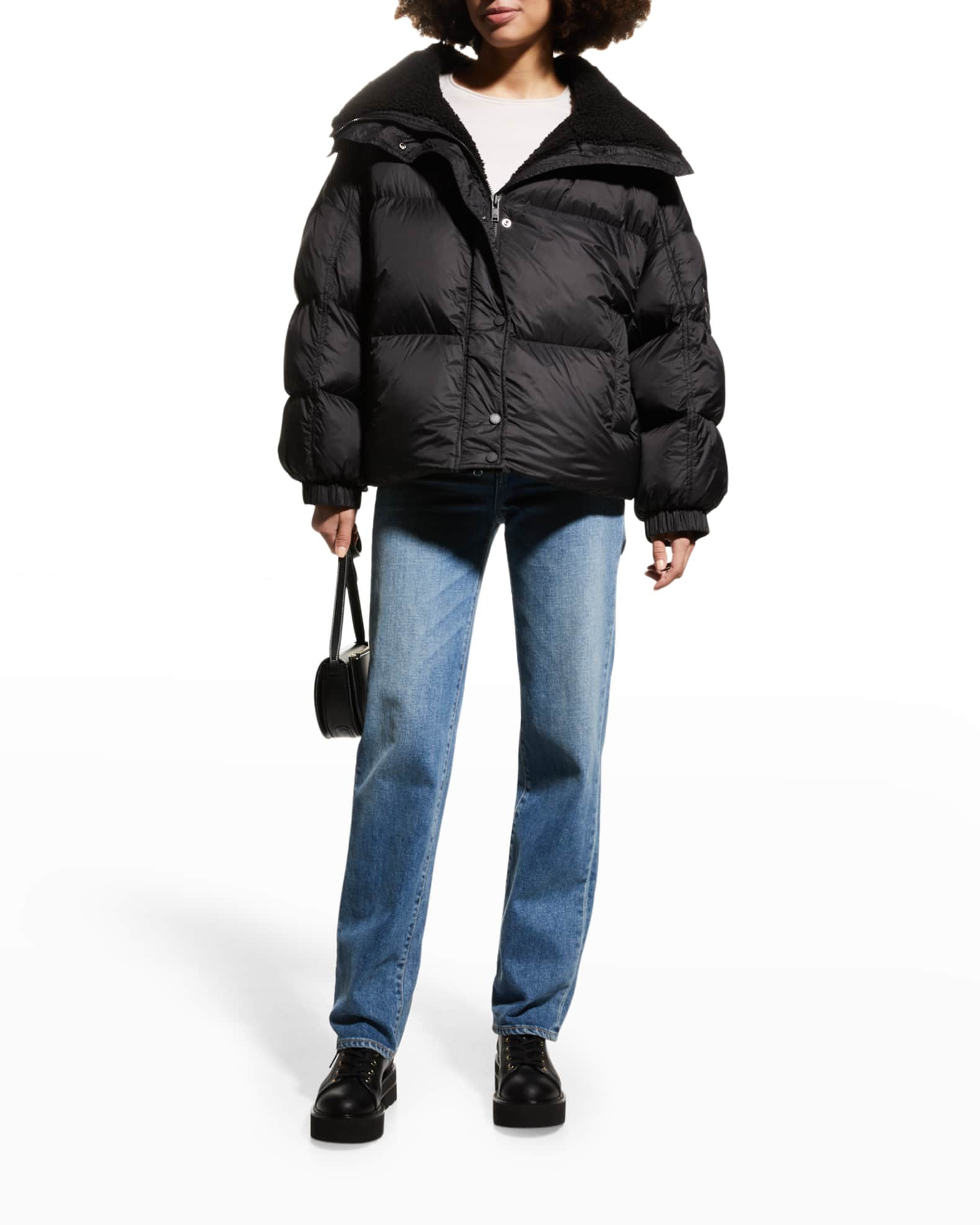 Moose Knuckles Elmira Sherpa Lined Puffer Coat | Neiman Marcus