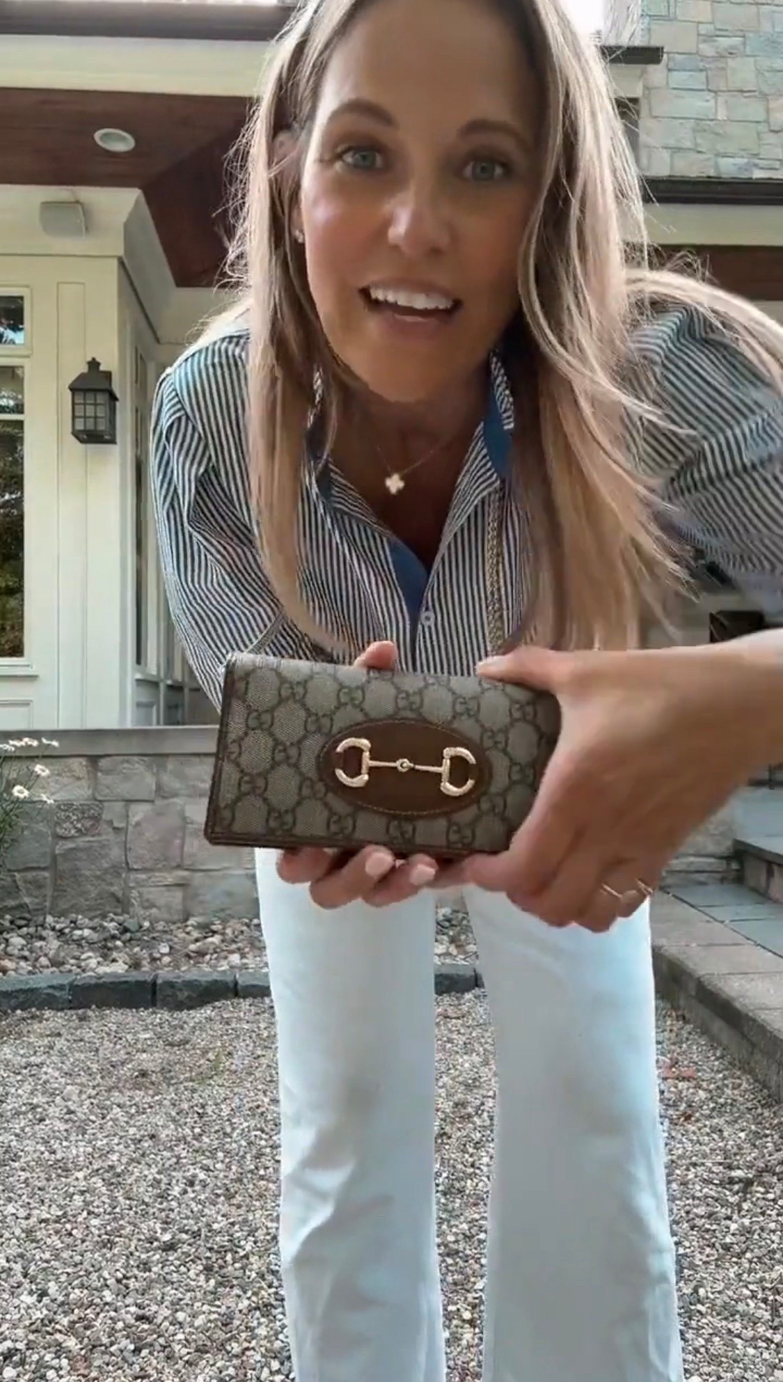 This wallet on a chain is perfect when you want to keep your hands free! It has plenty of room for all of my cards and even fits my phone. I love the designer-inspired look and how easy it is to carry. s

#LTKdayinmylife #LTKMidsize #LTKTall