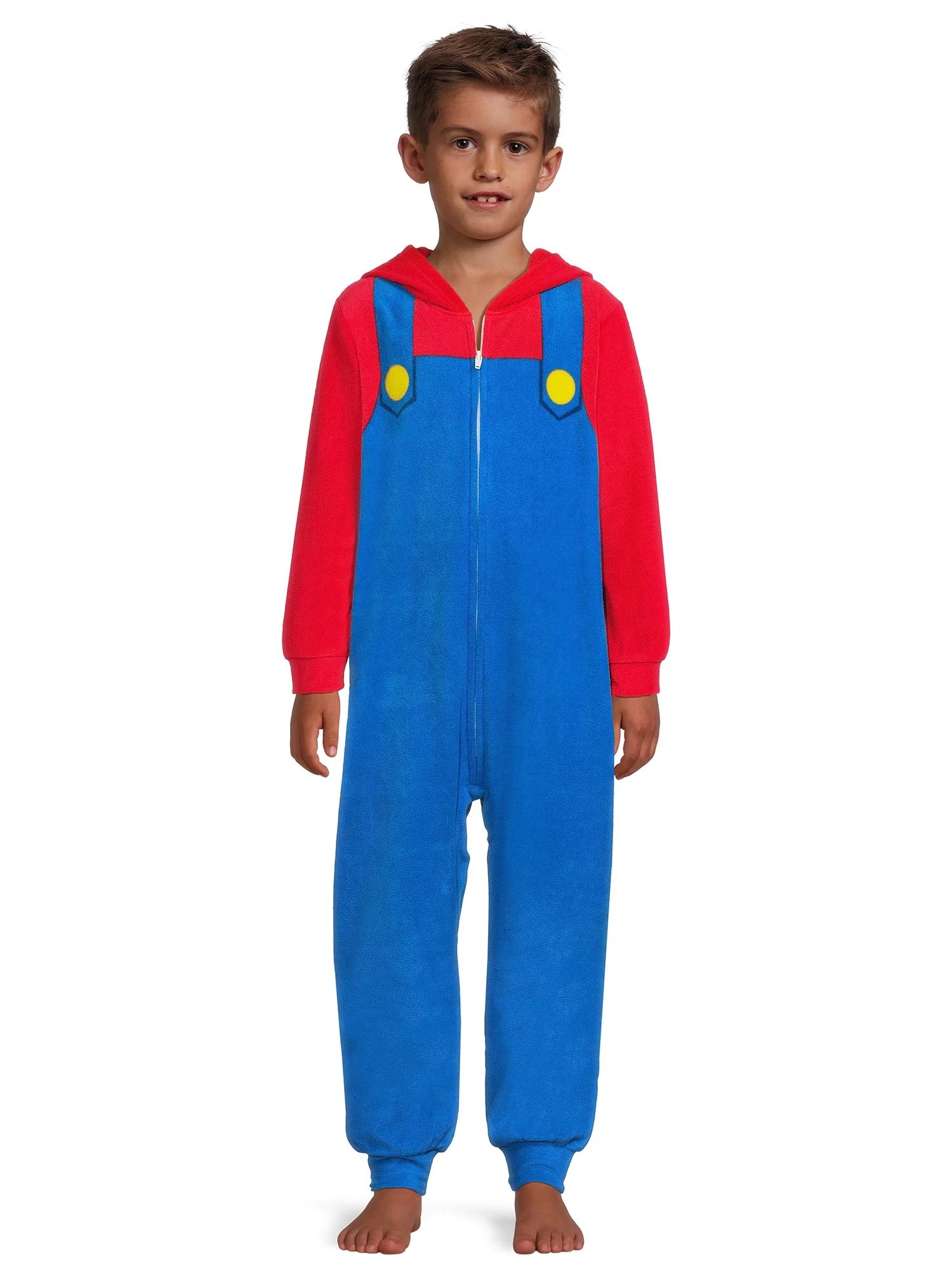 Super Mario Bros Boys Mario Union Suit, Sizes 4-12 | Walmart (US)
