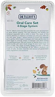 Dr. Talbot's Oral Care Set with Stand; 4-Stage System with 1 Silicone Finger Massager, 2 Massagin... | Amazon (US)