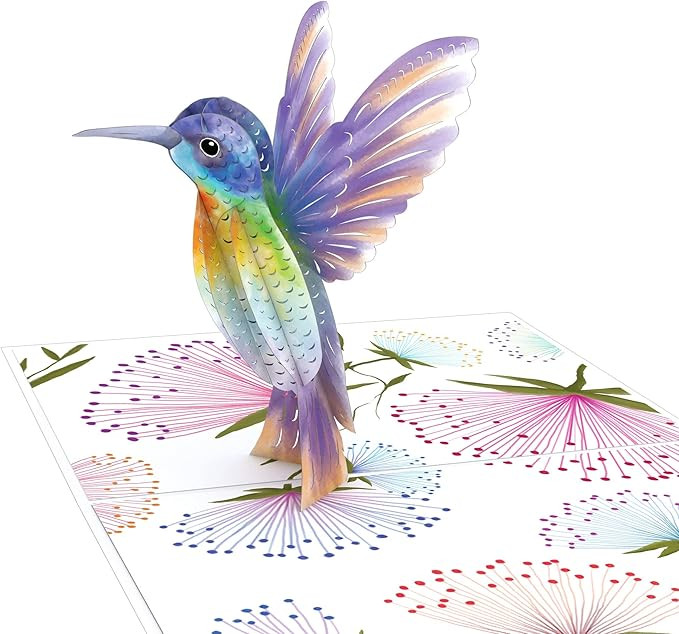Lovepop Happy Mothers Day Hummingbird Pop Up Card,5 X 7”, 3D Greeting Card for Mom or Wife, Pop... | Amazon (US)