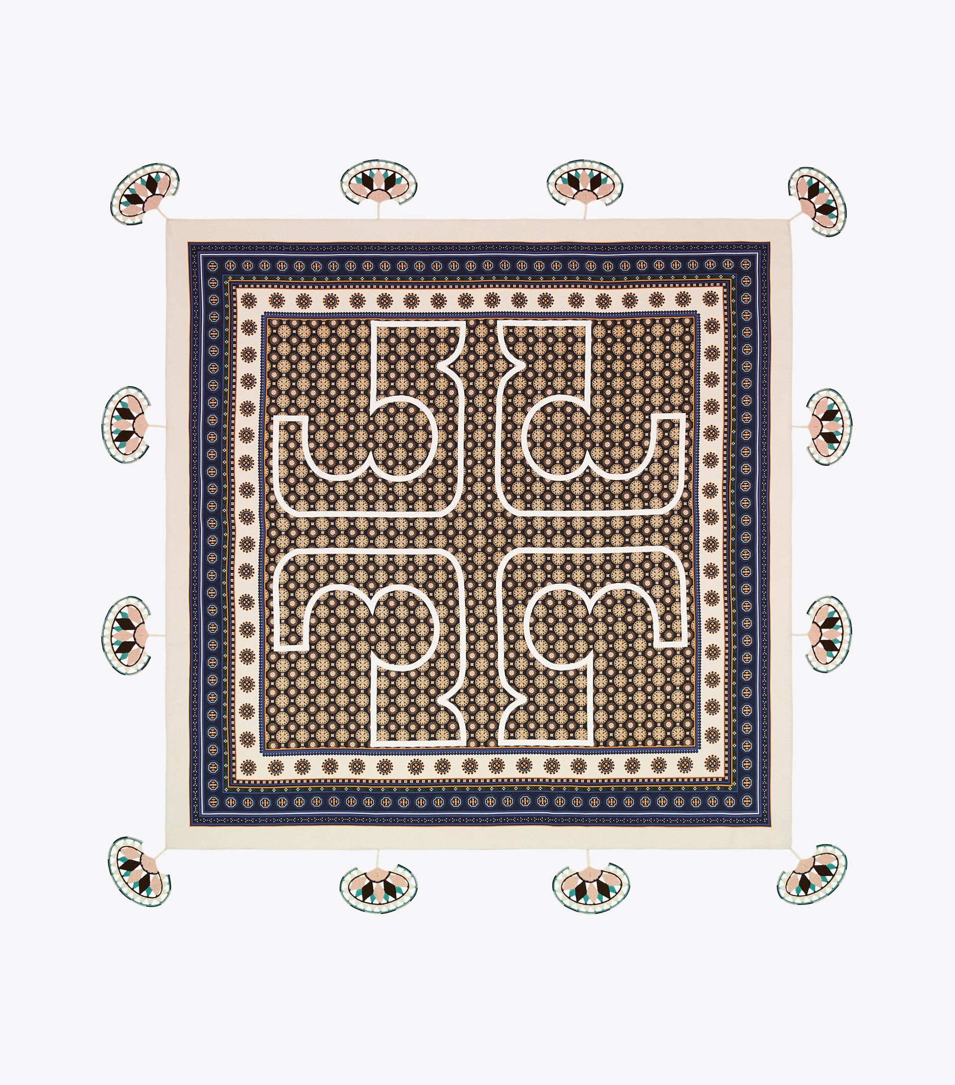 Batik Medallion Silk Square Scarf | Tory Burch (US)