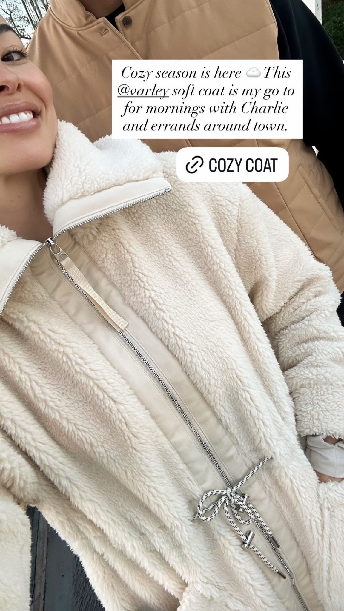 Cozy Varley coat  

#LTKActive #LTKSeasonal #LTKGiftGuide