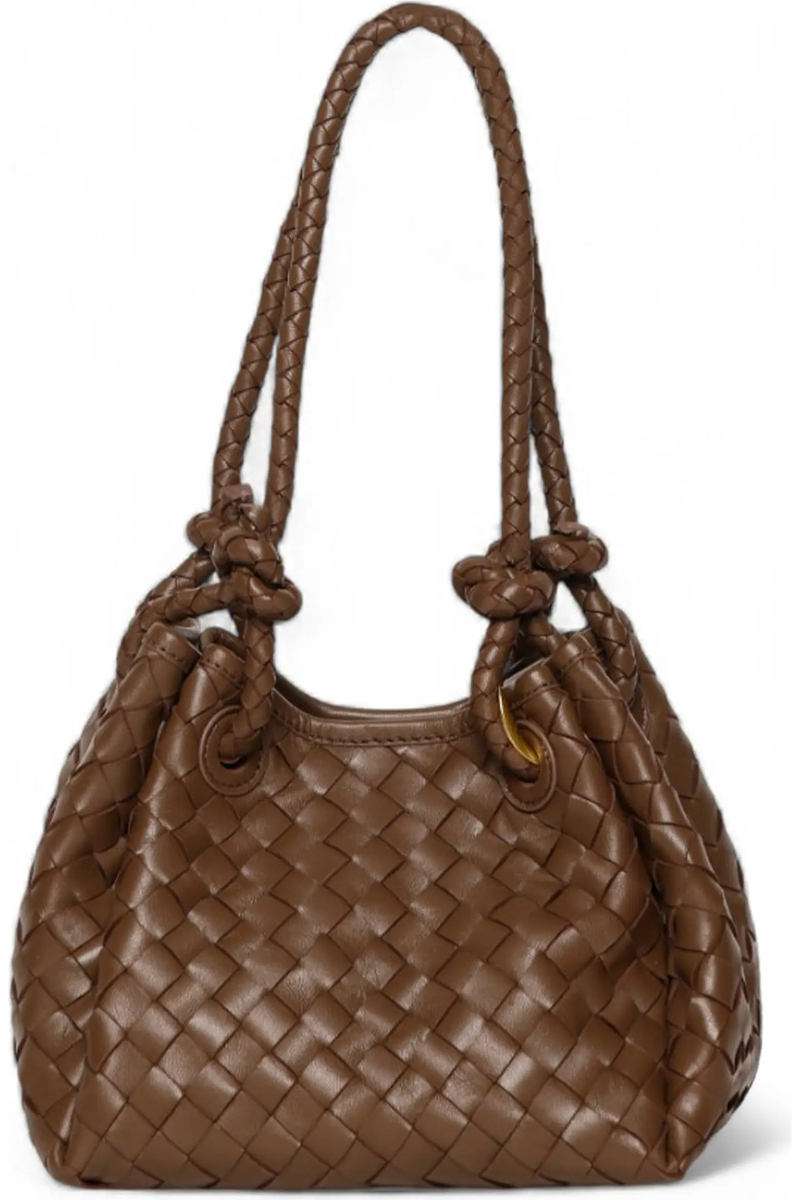 Kinsley Knot Top Handle Woven Leather Bag | Nordstromrack | Nordstrom Rack