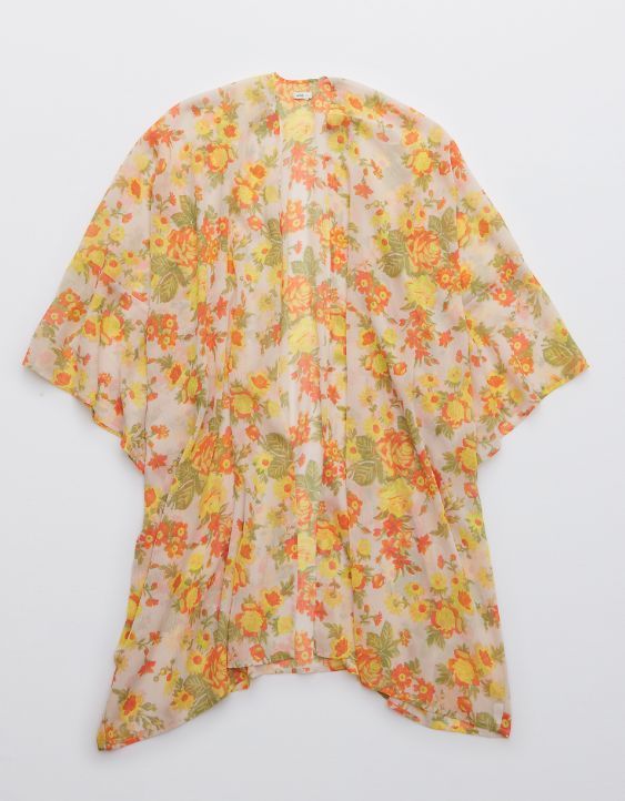 Aerie Chiffon Kimono | American Eagle Outfitters (US & CA)