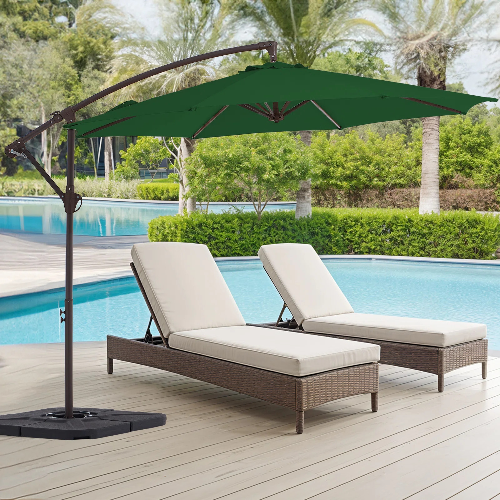 Hawkinsville 120'' Cantilever Umbrella | Wayfair North America