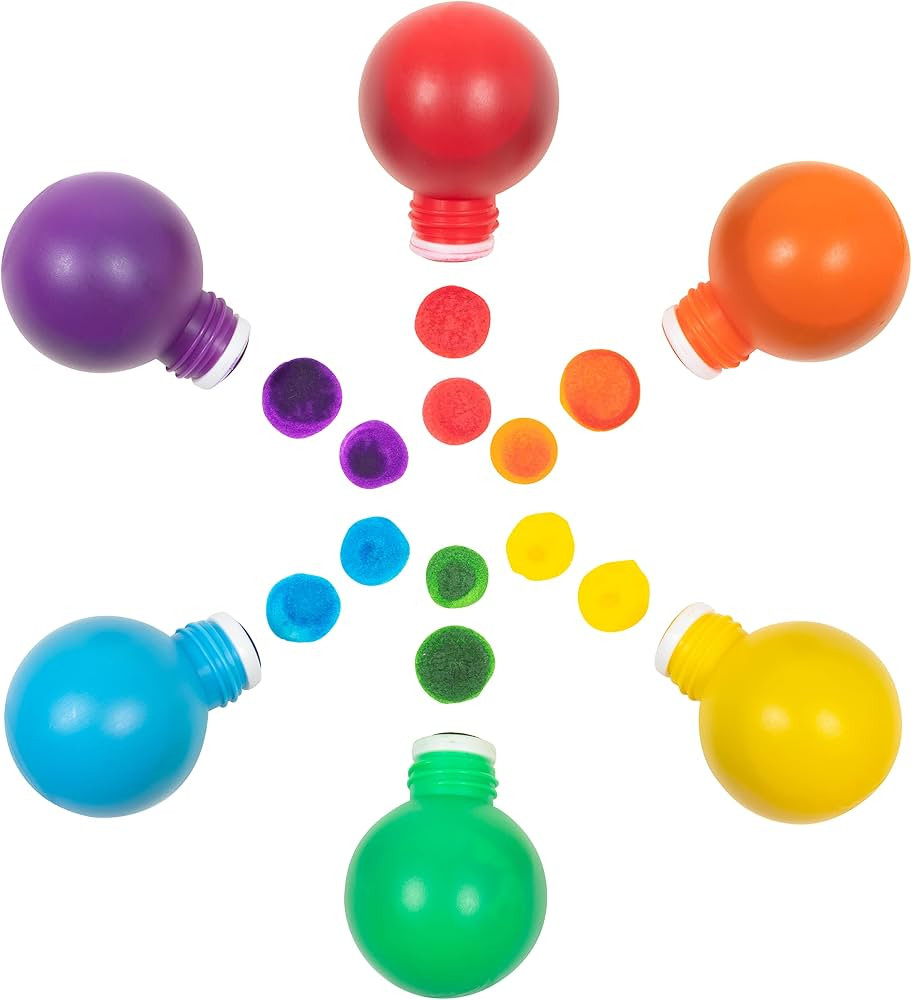 READY 2 LEARN Doodle Dabbers Dot Markers - Set of 6 Washable Colors - Non Toxic - Specially Desig... | Amazon (US)