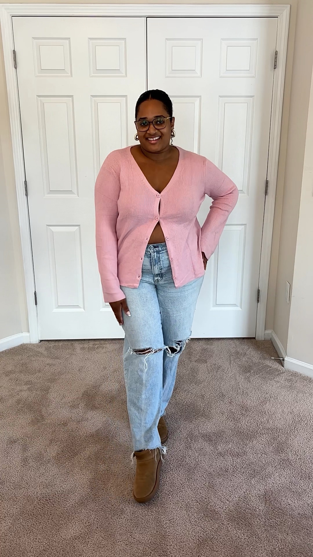 Top XL 
Jeans size 16 (size up)
Shoes TTS

#LTKFindsUnder50 #LTKStyleTip #LTKMidsize