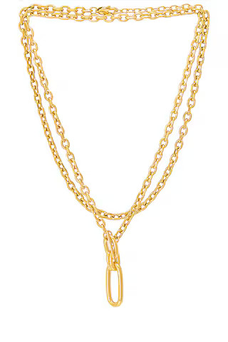 petit moments Carabiner Necklace in Gold from Revolve.com | Revolve Clothing (Global)