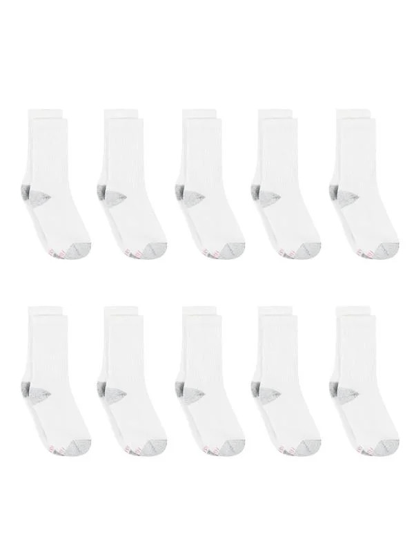 Hanes Women's Cool Comfort Crew Socks, 10-Pair Value Pack | Walmart (US)