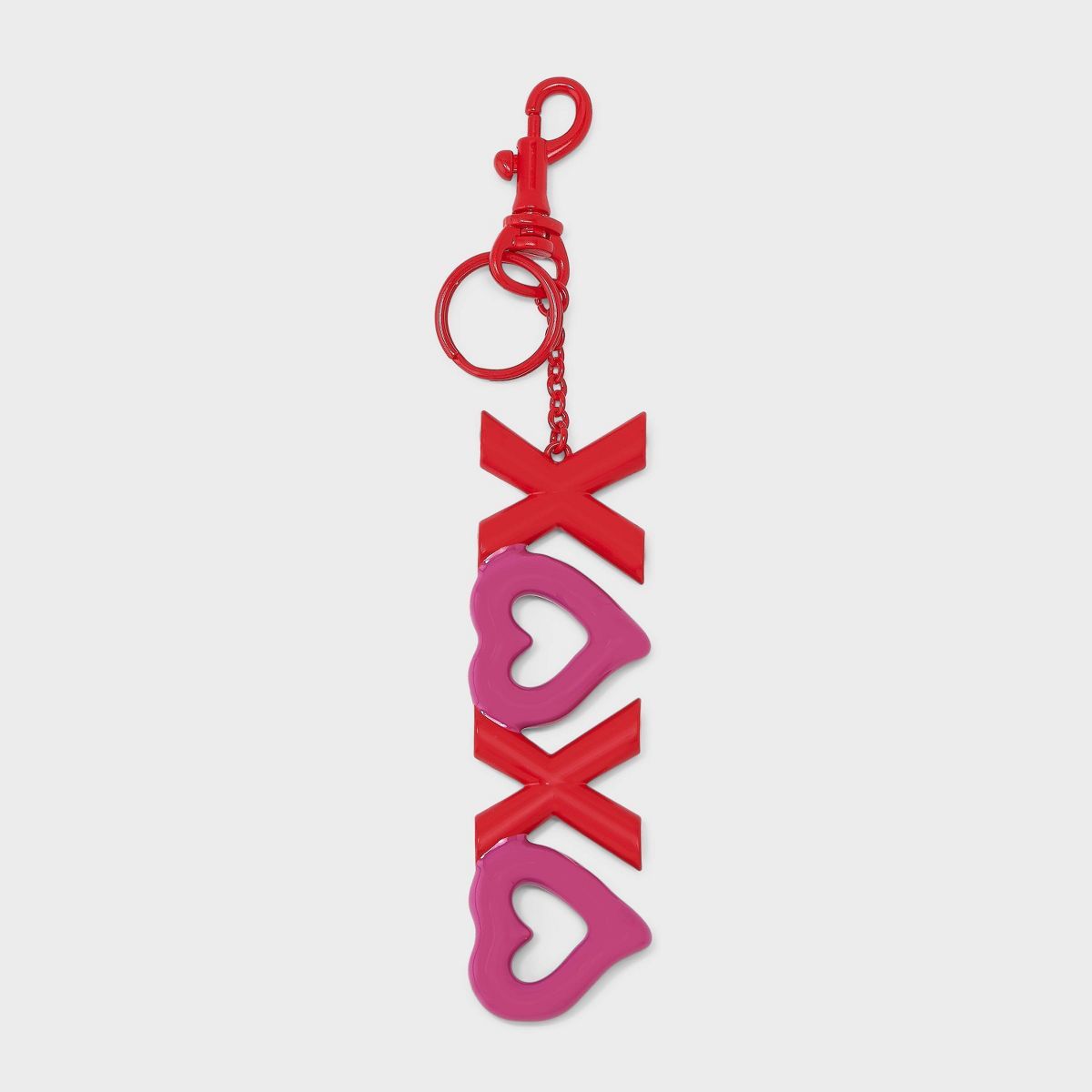 SUGARFIX by BaubleBar Kisses and Hugs Keychain - Pink/Red | Target