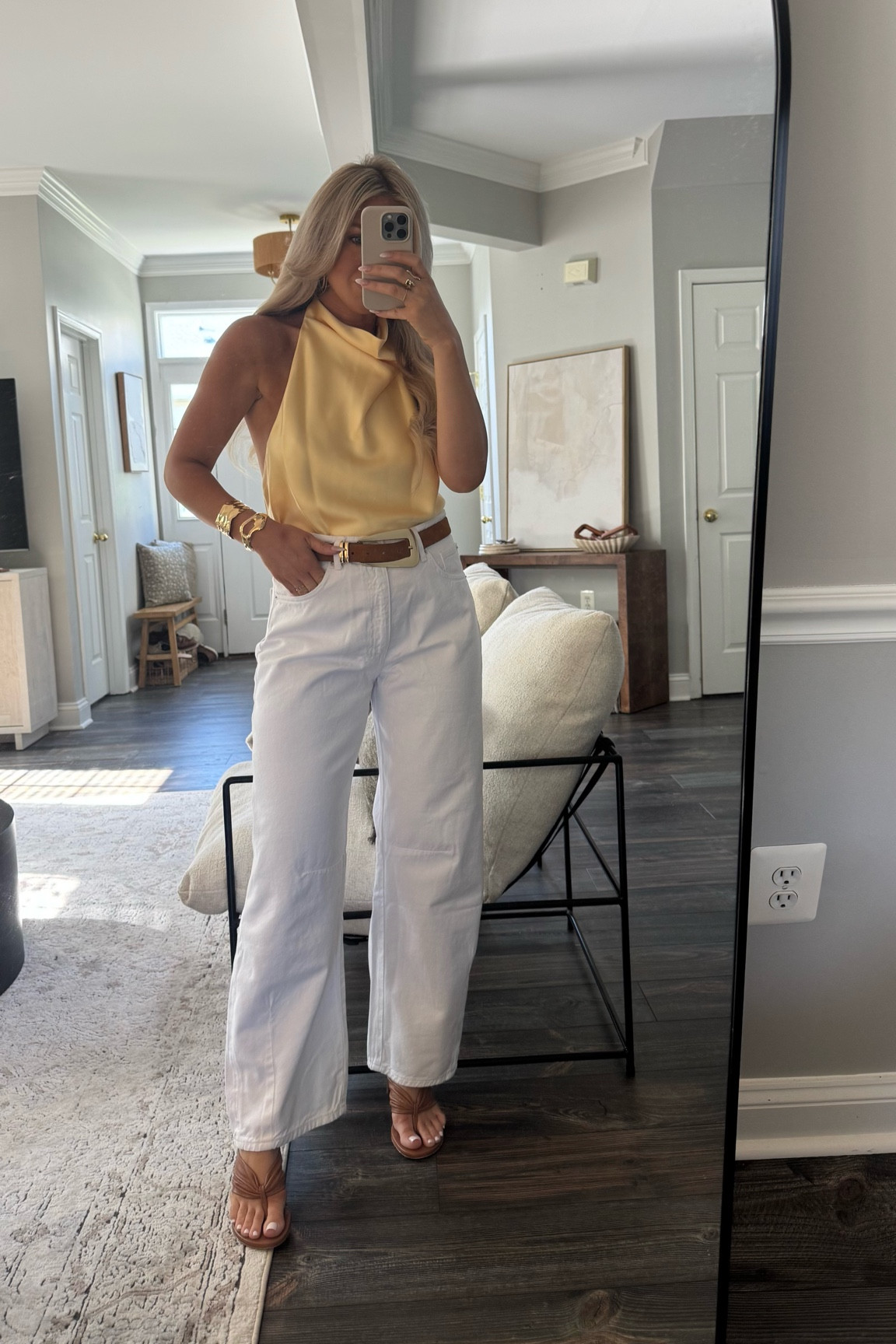 This butter yellow top is so cute! I would love this outfit for a date night. 

#LTKStyleTip #LTKFindsUnder50 #LTKSeasonal