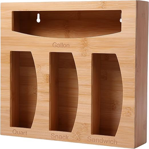 Sandwich Bag Organizer For Drawer | Pantry Organizer, Snack Ziplock Bags, Kitchen Utensil Organiz... | Amazon (US)