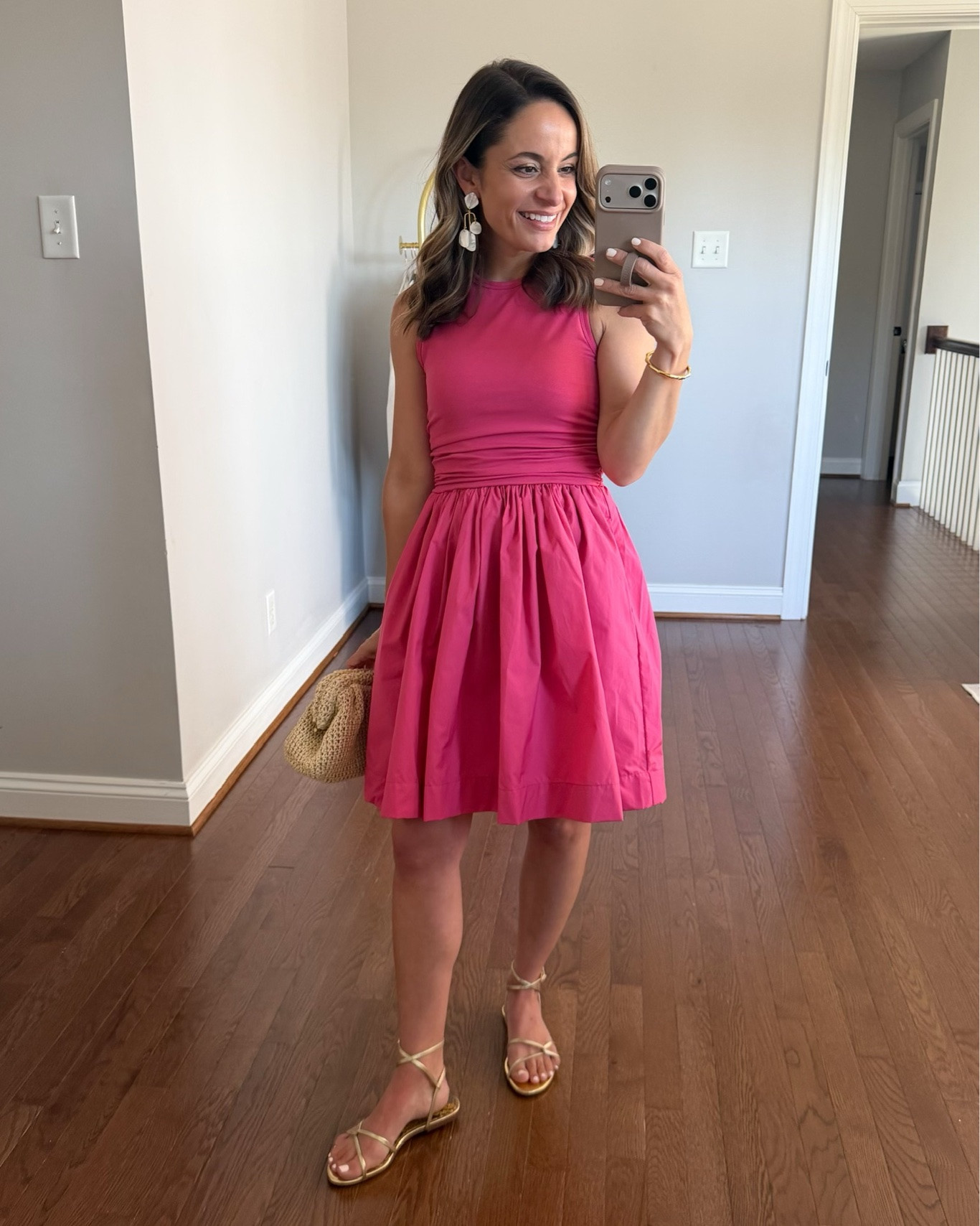 Petite-friendly Nordstrom finds I’m loving!

Outfit 1:
Short pink dress (Nordstrom): xs
Gold sandals (Sam Edelman): tts

Outfit 2:
Top (Nordstrom): Petite XS 
LOFT Palmer Pants: Petite 00 | 10" rise | 24" inseam (on petite 00) | runs large at the waist, size down
Sandals (Sam Edelman): true to size 
Flats (Sam Edelman): true to size

Outfit 3:
Romper (Nordstrom): xs
Shoes (Hoka): true to size

Outfit 4:
Striped Dress (Nordstrom): xs
Shoes (Sam Edelman): true to size

My measurements for reference: I’m 4’10” and 105lbs. My bust, waist, and hip measurement is 32”, 24”, and 36”.

#LTKSeasonal #LTKPetite #LTKootd