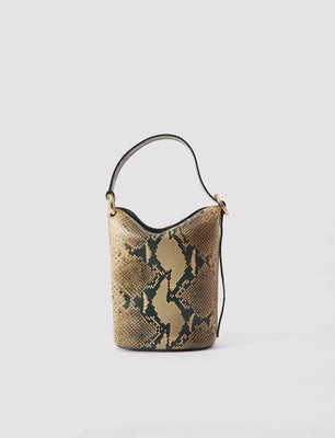 Mini Bucket Snake Leather Bag | Joseph