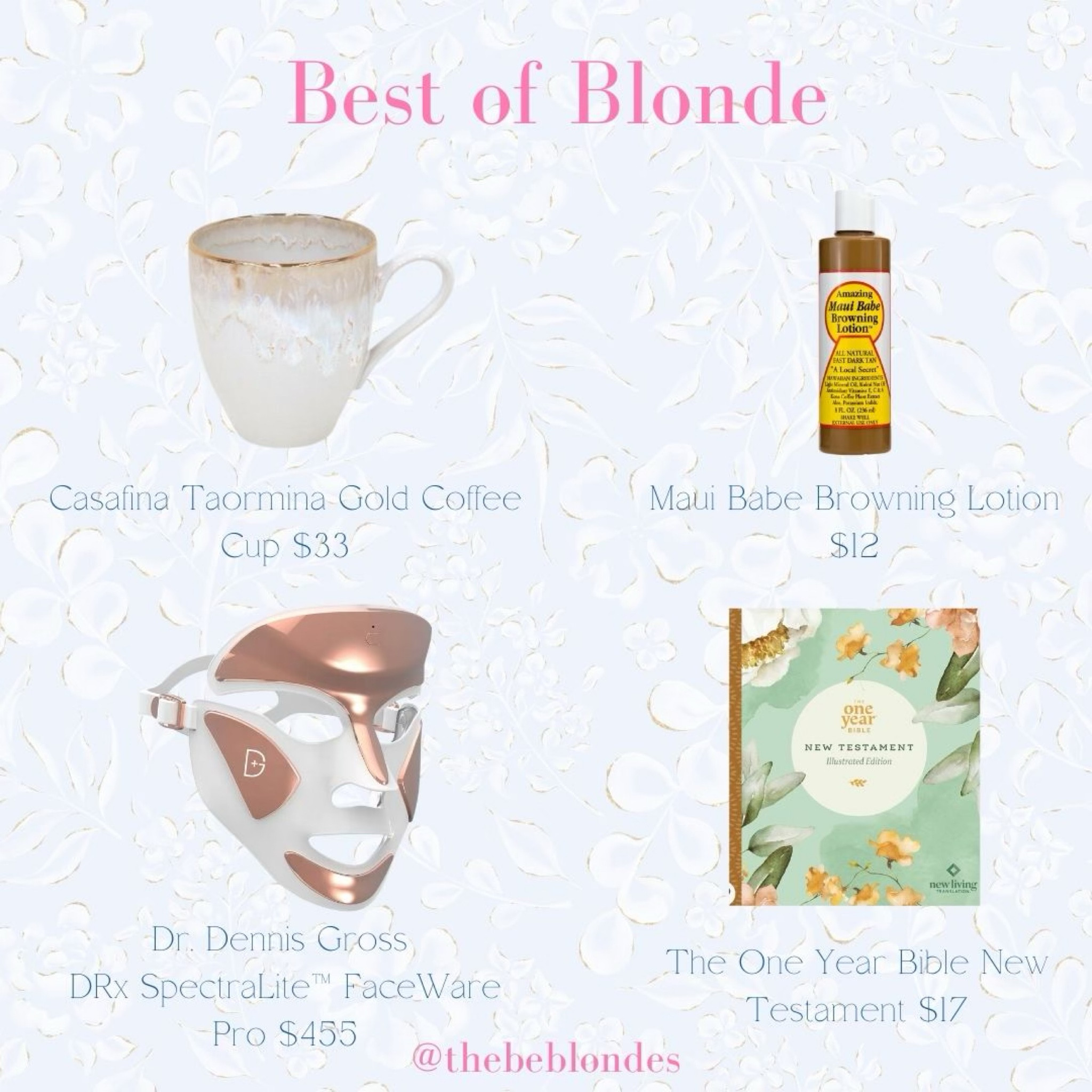 This week’s best of blonde!


#LTKstyletip #LTKsalealert #LTKGiftGuide