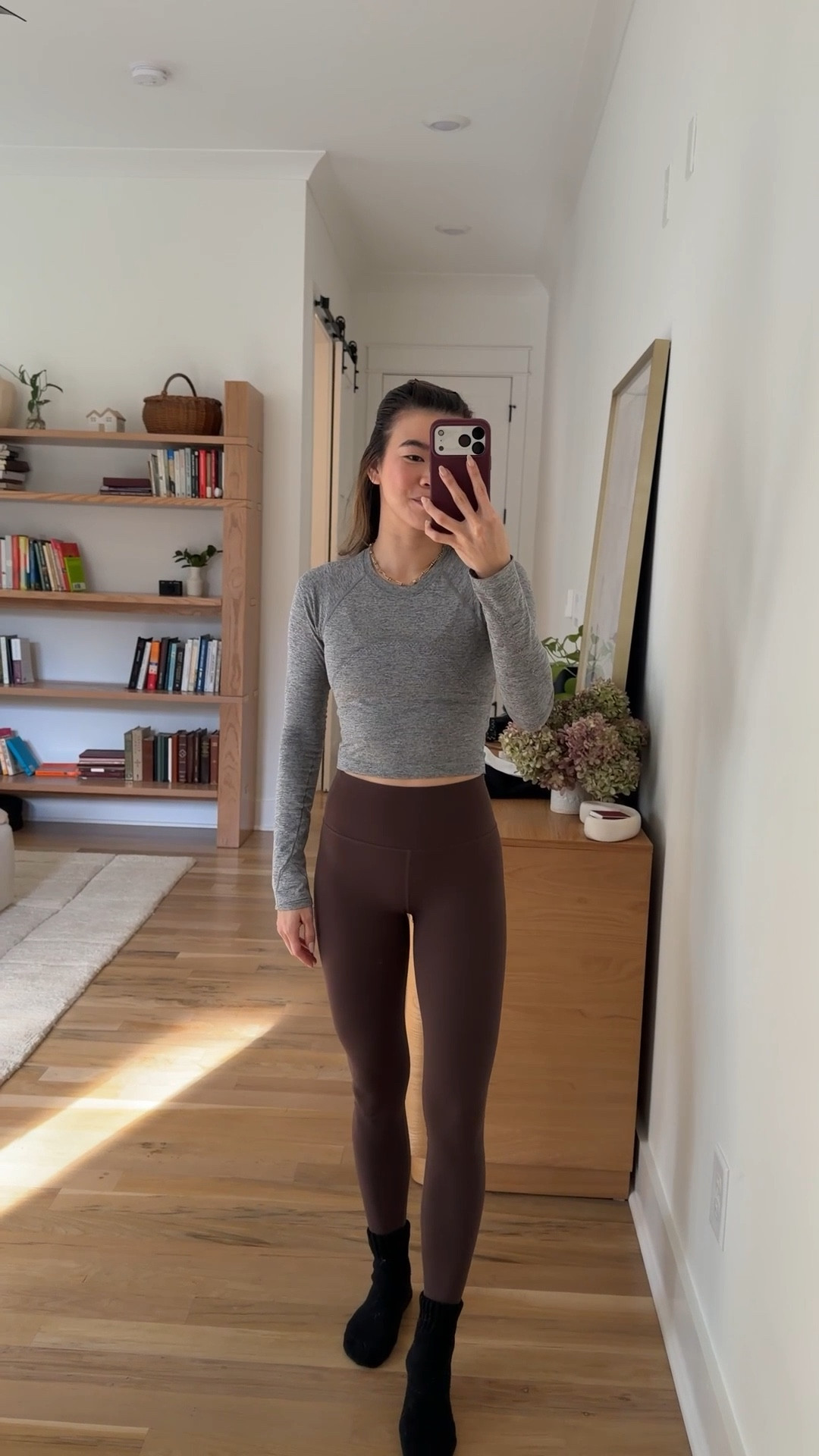 Pilates outfit! I also love this top for running. 

Top size 4, leggings size XS regular length 

Activewear, workout outfit 

#LTKdayinmylife #LTKgrwm #LTKPetite