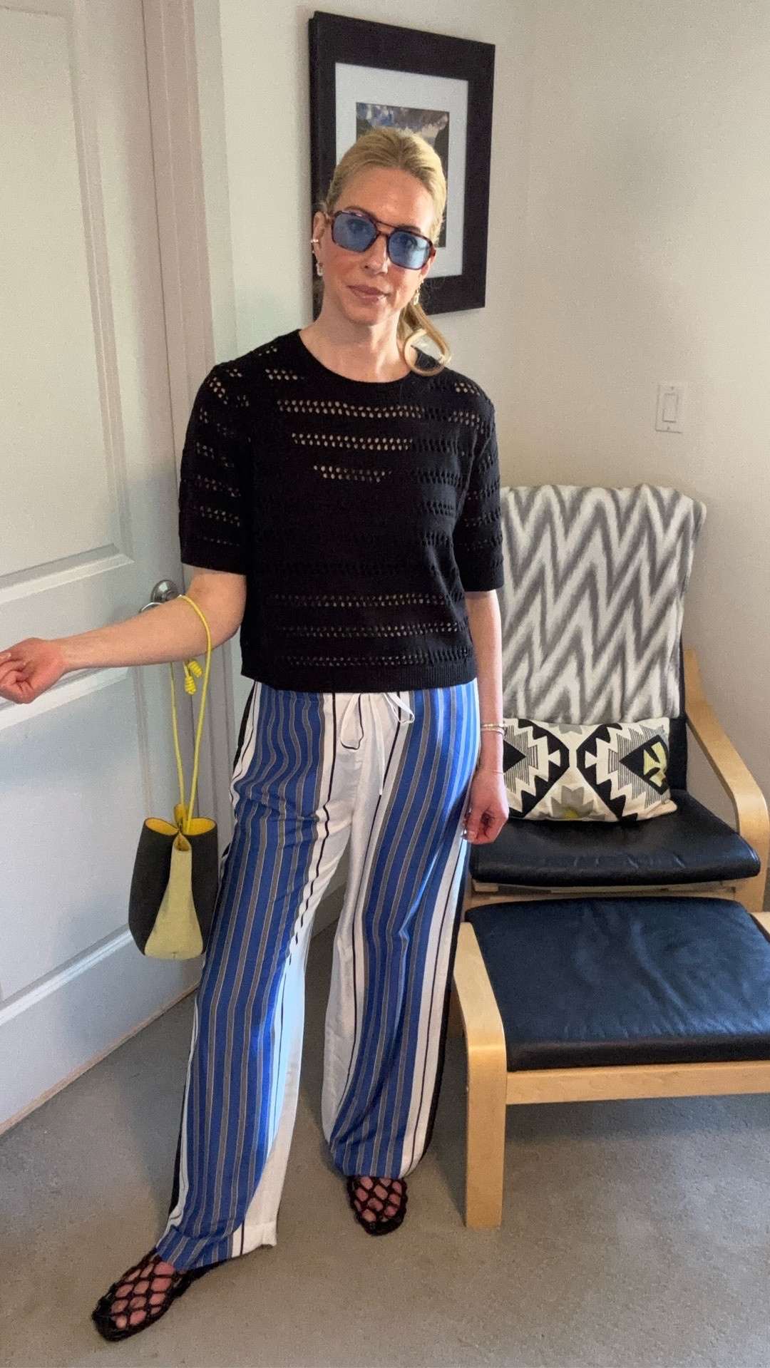 Top, Sunnies and shoes @amazon
Pants old @ Zara 
Bag @bananarepublic

#LTKOver40 #LTKootd #LTKTall