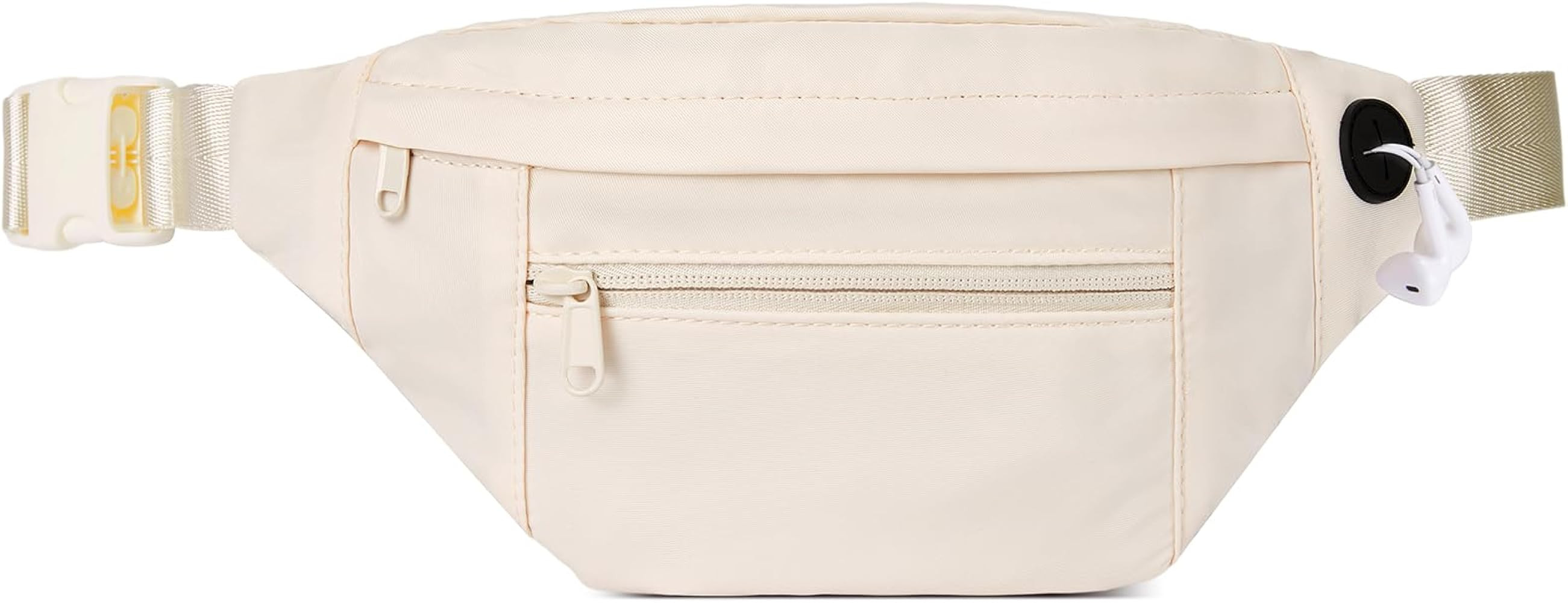 Telena Crossbody Fanny Pack for Women Men Fashion Waist Pack Belt Bag with 4-Zipper Pockets for H... | Amazon (US)