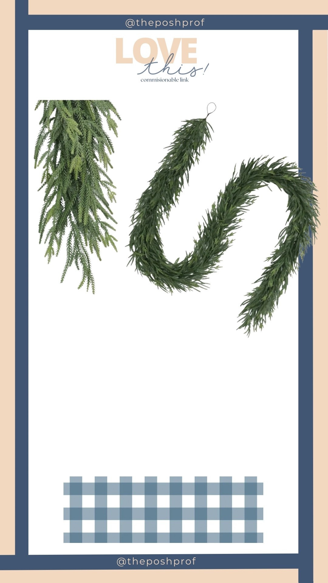 Garland for holiday decor!

#LTKSeasonal #LTKHome #LTKFindsUnder50