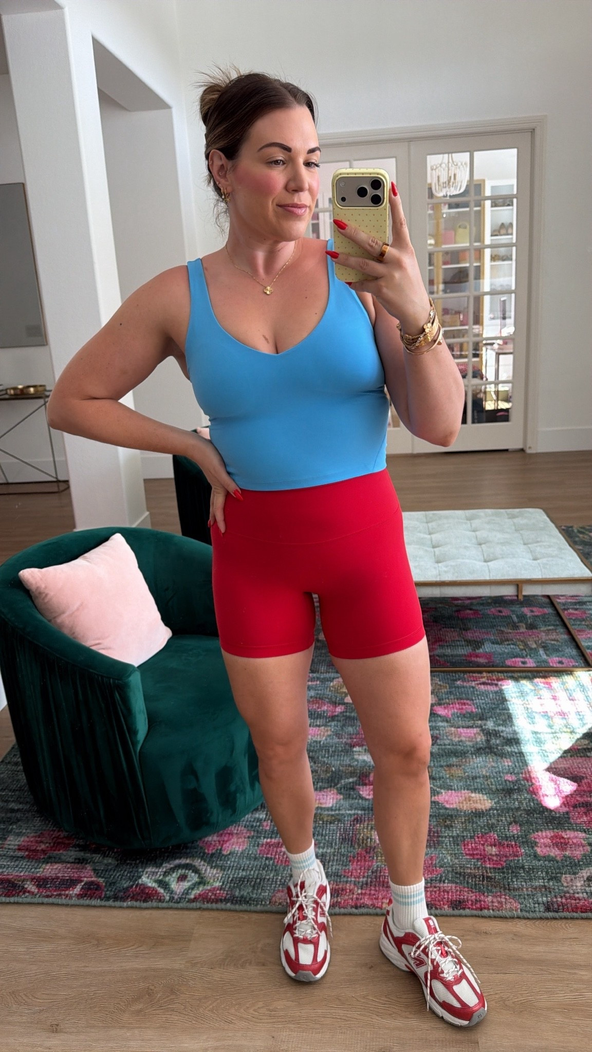 curvy midsize workout look! wearing size 10 in tank and 8 in shorts

#LTKfitnessgoals #LTKActive #LTKMidsize