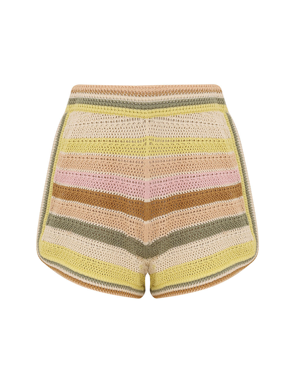 Indra Stripe Crochet Short | ZIMMERMANN (US, CA, EU, MENA)