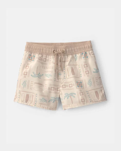 Toddler Boy Surf Swim Trunks - Tan | Carter's Inc
