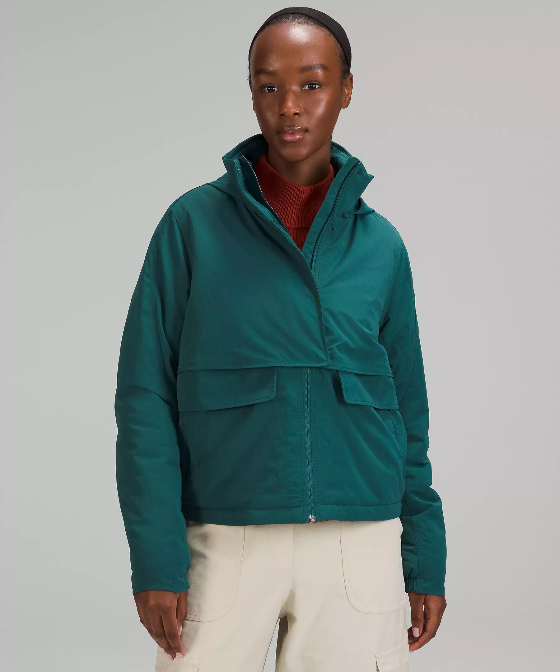 Insulated Jacquard Full-Zip Jacket curated on LTK