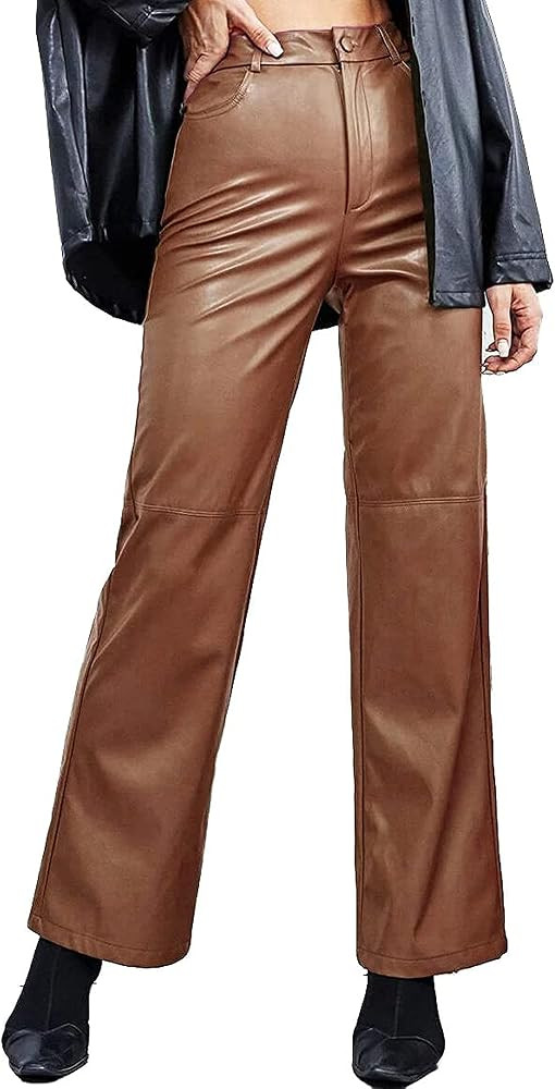 Faux leather Pants | Amazon (US)