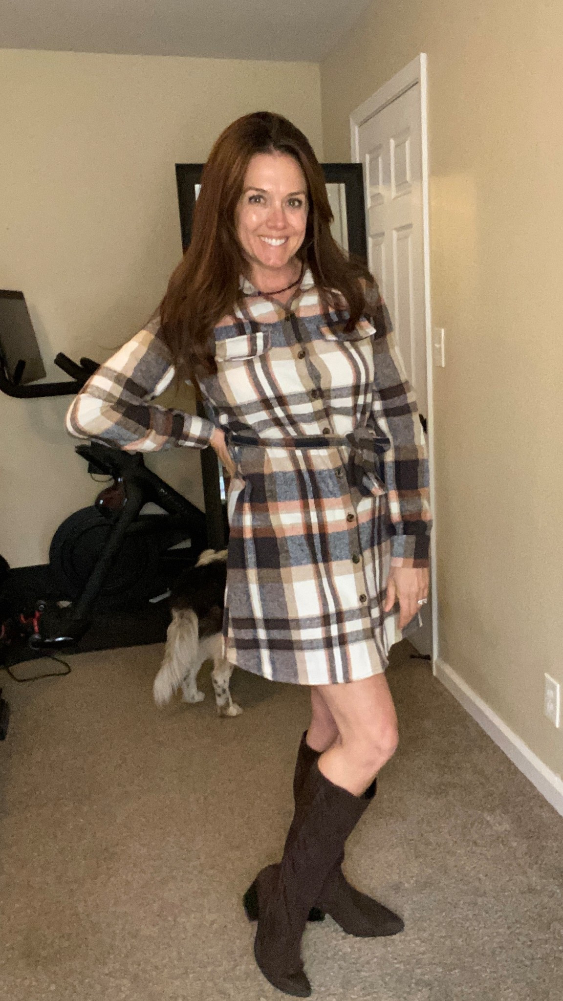 I love this Shacket dress. Paired with my chocolate boots. 

#LTKStyleTip #LTKSaleAlert #LTKSeasonal