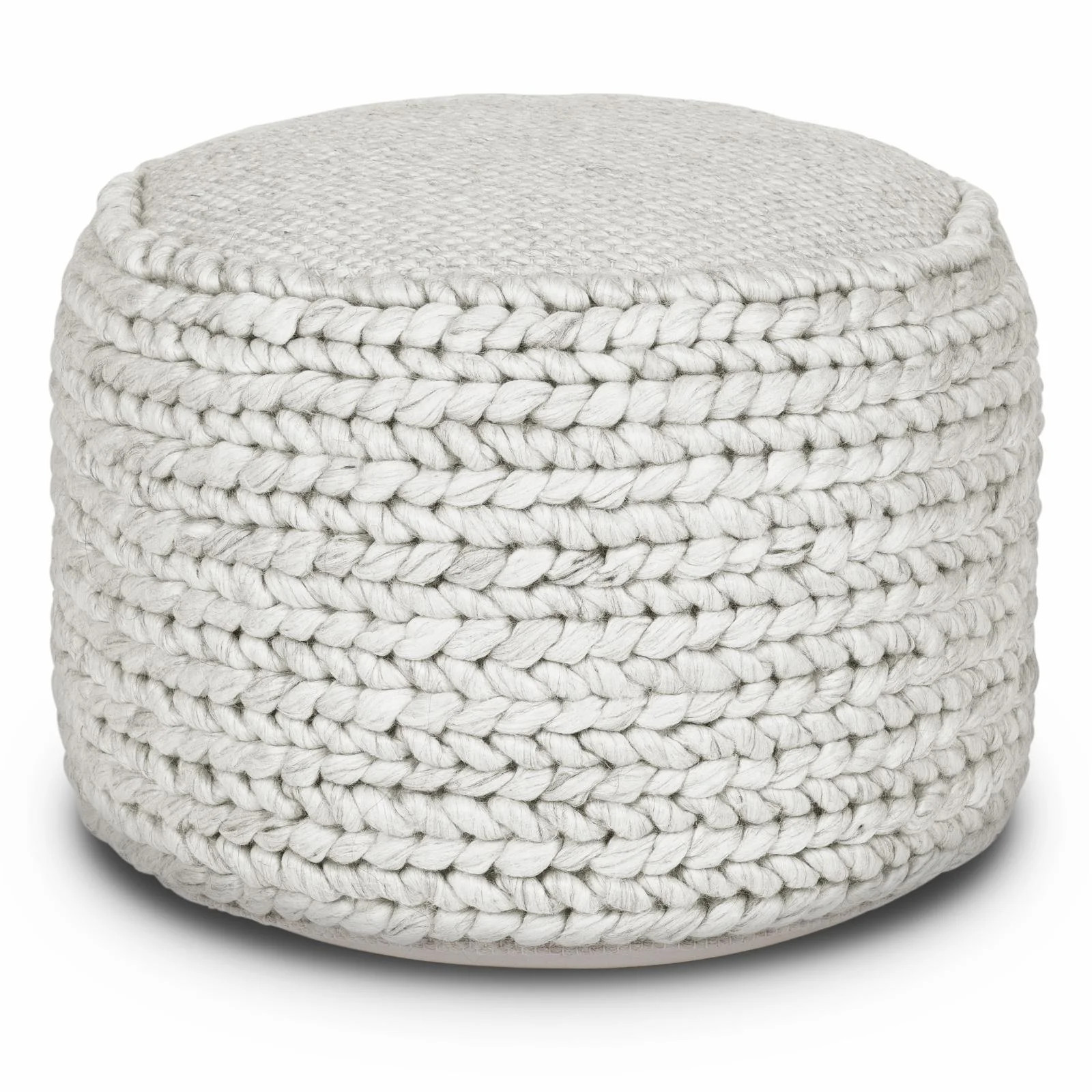 Poly &amp; Bark Leon Pouf Ottoman - Walmart.com | Walmart (US)