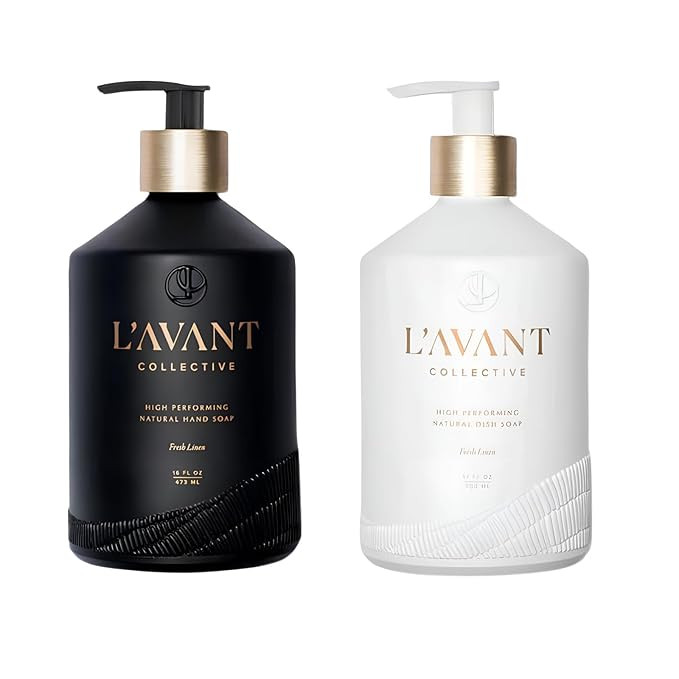 L'AVANT Collective Dish & Hand Soap Duo Fresh Linen | High Performing Formula Luxurious Ingredien... | Amazon (US)