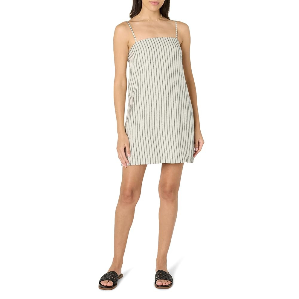 The Drop Women's Seville Linen Mini Shift Dress | Amazon (US)