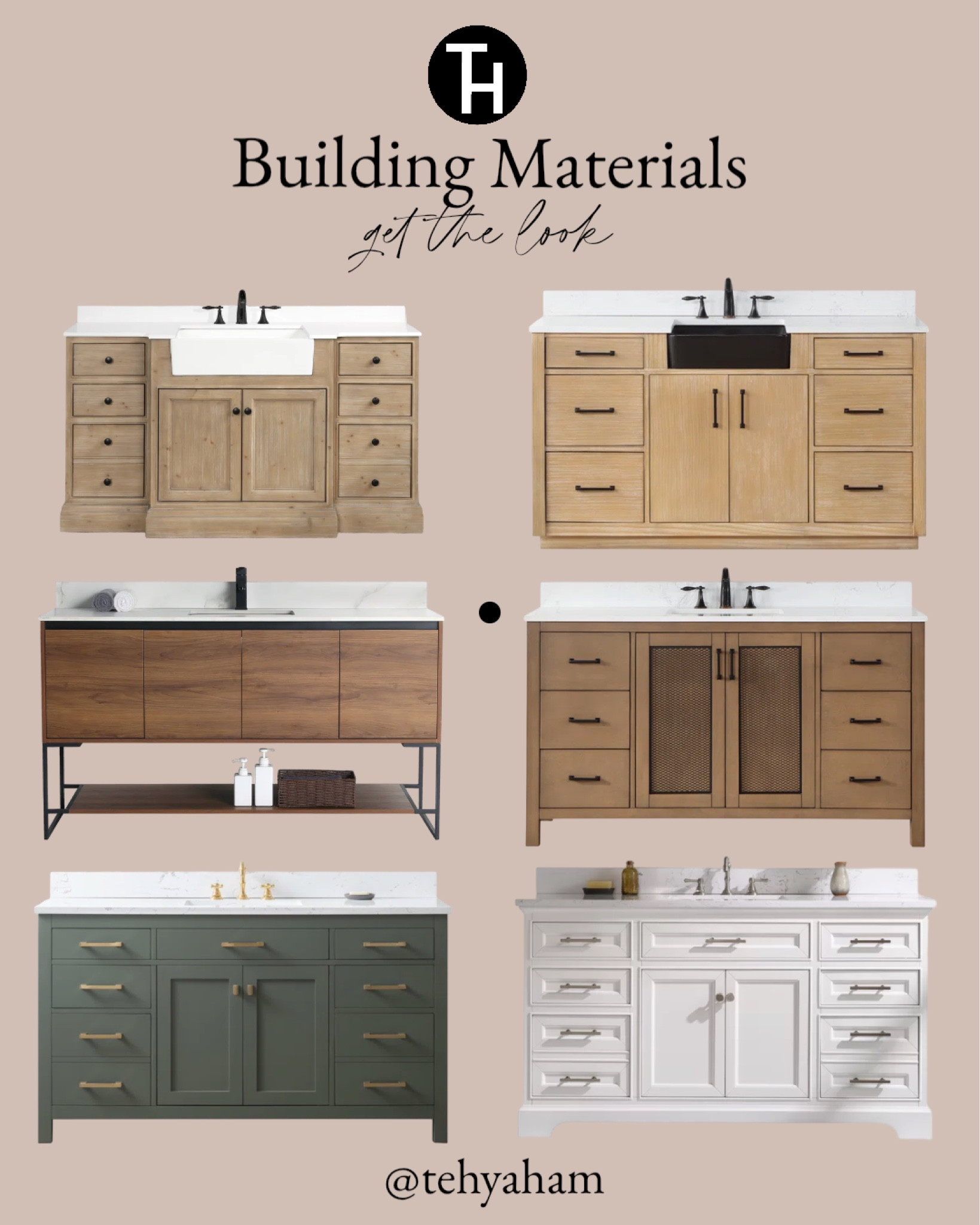 60” Single Sink Bathroom Vanities

#buildingmaterials 

#LTKstyletip #LTKFind #LTKhome