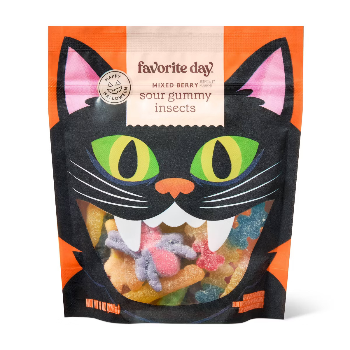 Halloween Mixed BerrySour Gummy Candy Insects - 8oz - Favorite Day™ | Target