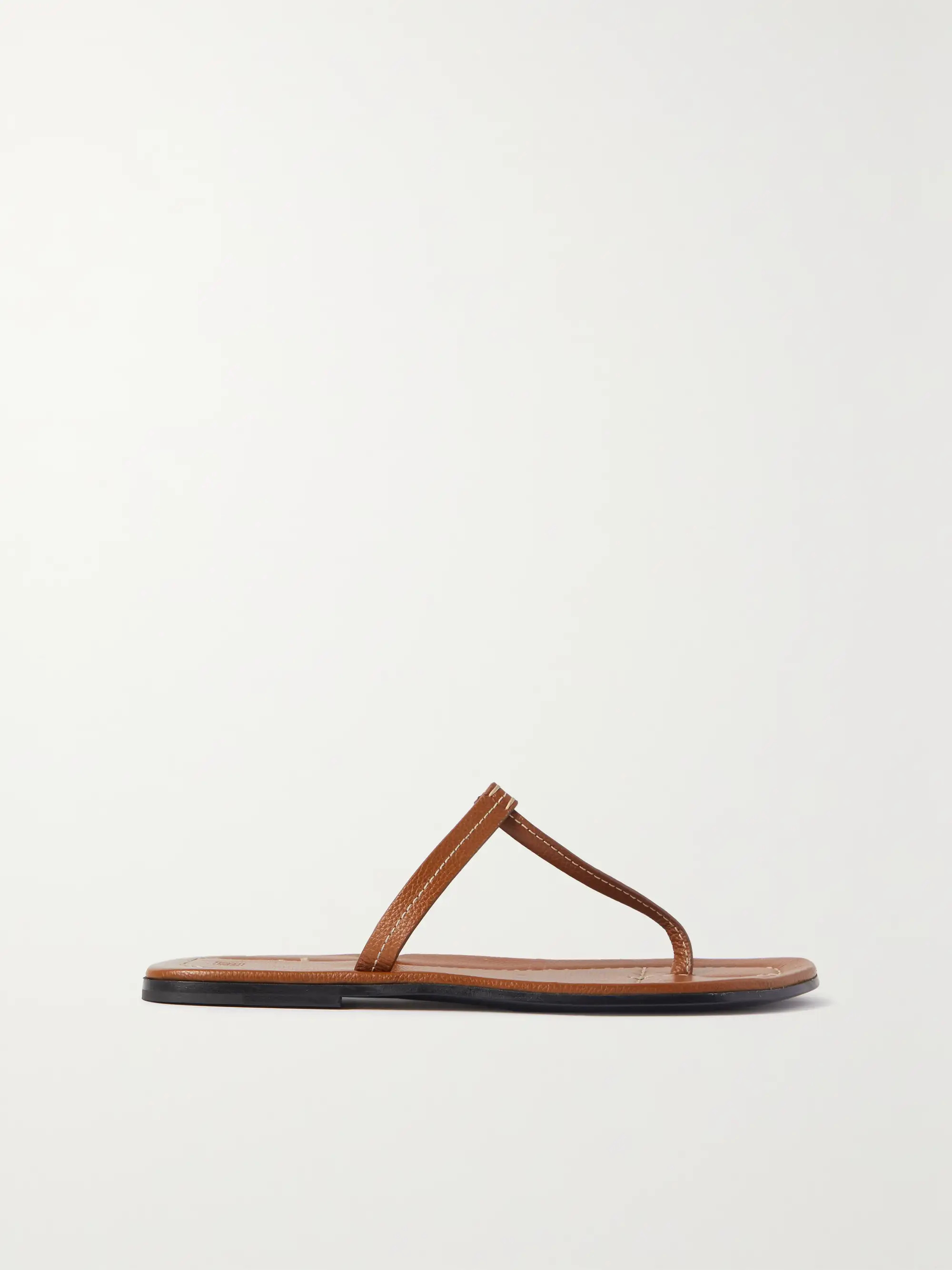 The T-strap leather sandals | NET-A-PORTER (US)