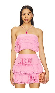 AMUR Capri Top in Pink Opal from Revolve.com | Revolve Clothing (Global)