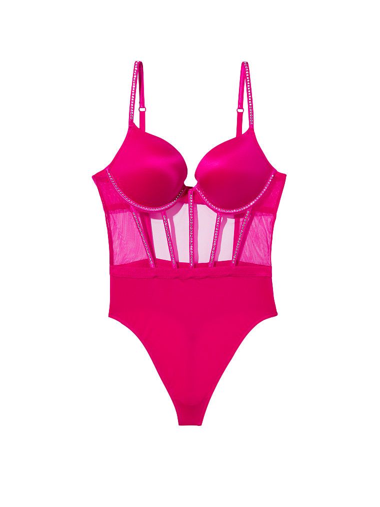 Subtle Shine Push-Up Teddy | Victoria's Secret (US / CA )