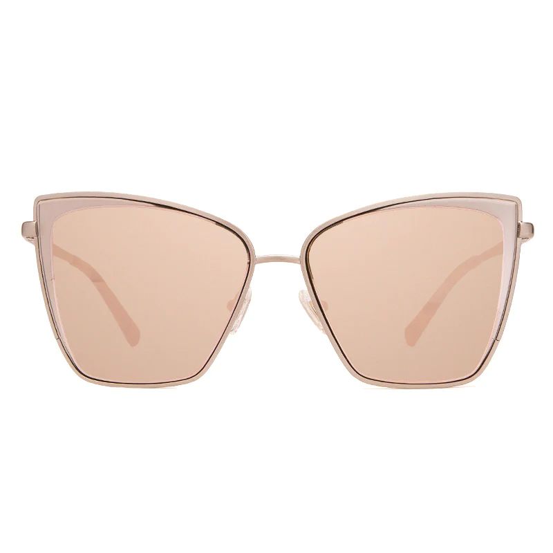 BECKY - BRUSHED SILVER + TAUPE FLASH | DIFF Eyewear