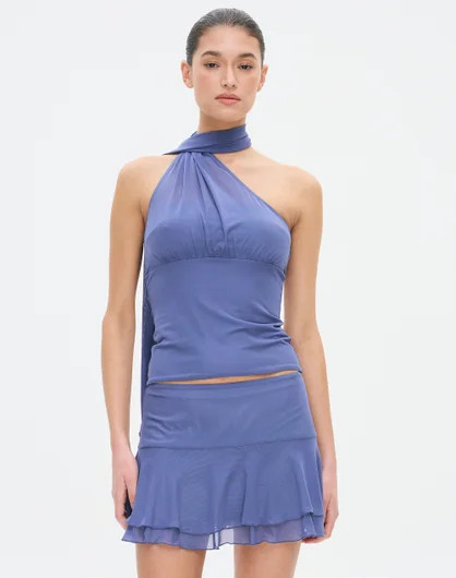 Mesh Scarf Halter Top | Glassons (Australia)