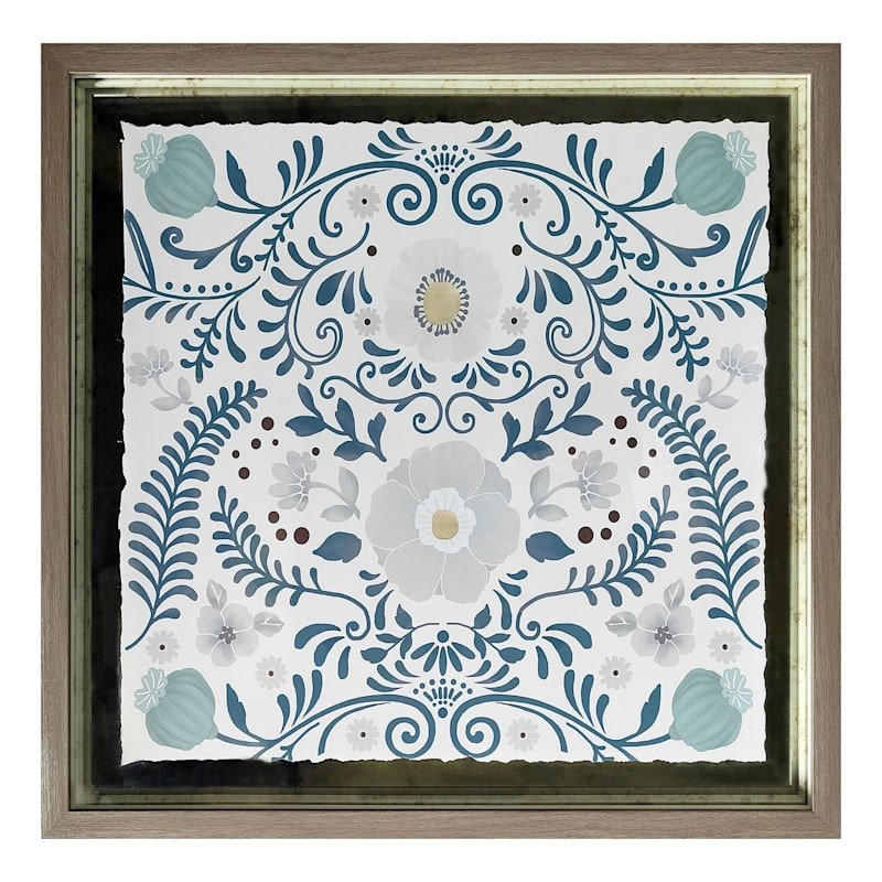 Framed Floral Wall Art, 25" | At Home